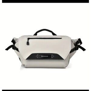 New Wexier Anti-Splash Water Texture Fabric Bag With Multiple Pockets & Magnetic